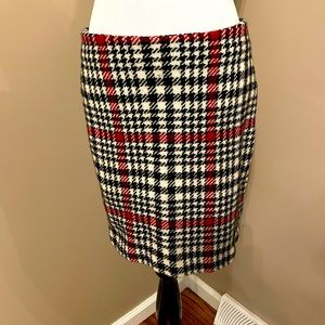 Talbots Women’s Petites Houndstooth Skirt Size 8P